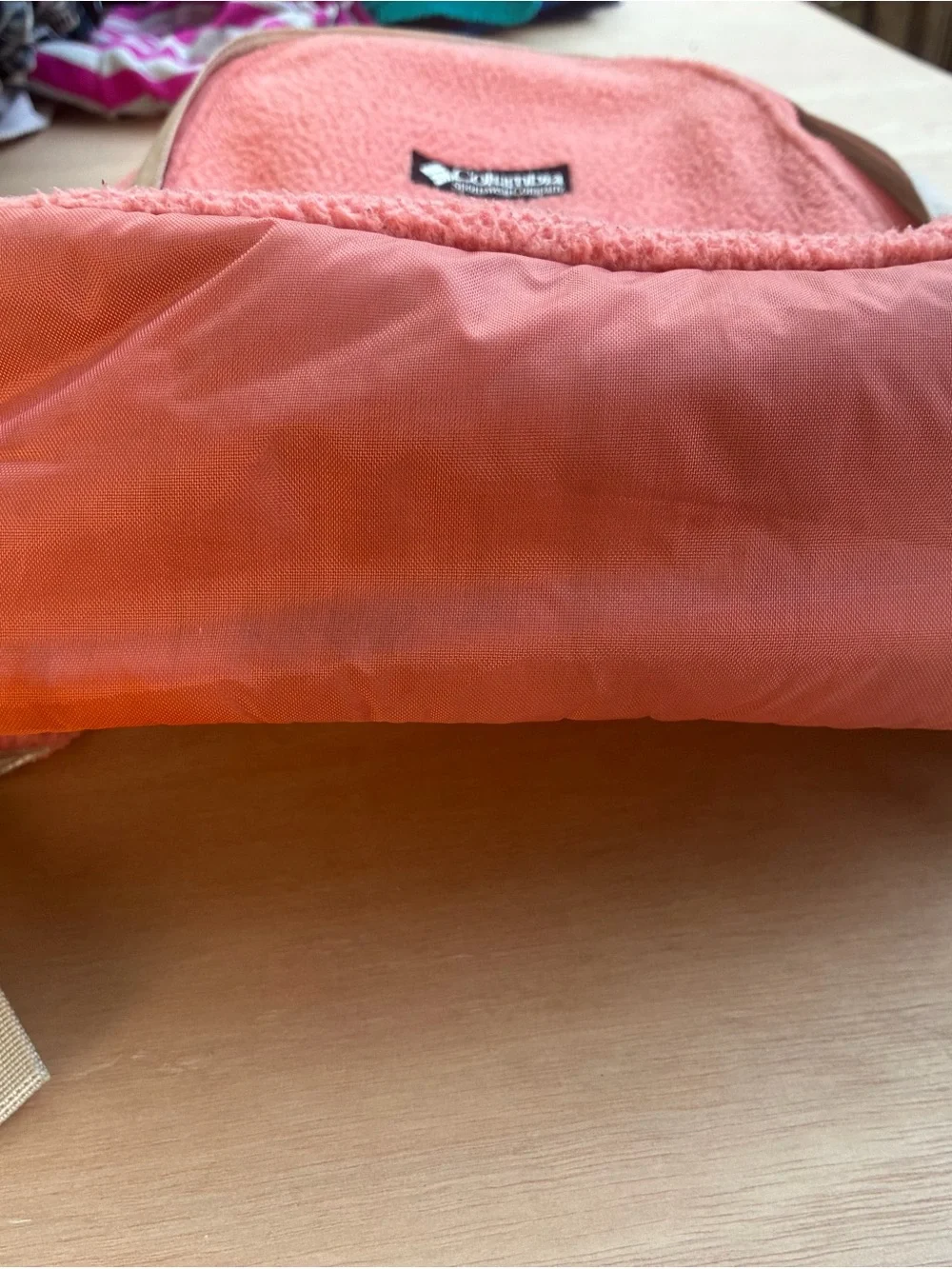 Columbia Sportswear Coral Pink Sherpa Fleece Backpack